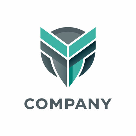 Minimalist type business logo templateのイラスト素材