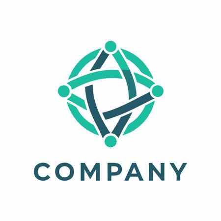Minimalist type business logo template