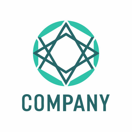 Minimalist type business logo template