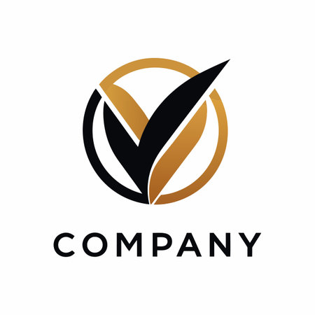 Minimalist type business logo templateのイラスト素材