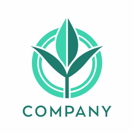 Minimalist type business logo templateのイラスト素材