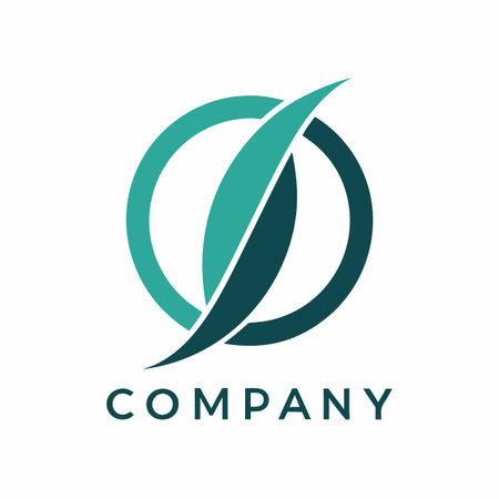 Minimalist type business logo templateのイラスト素材