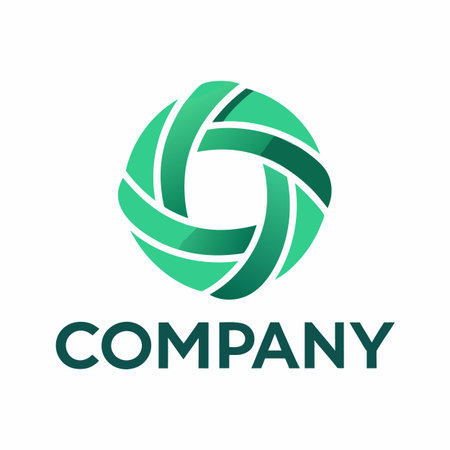 Minimalist type business logo template