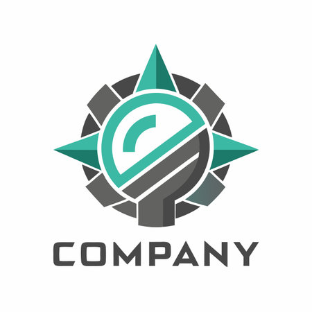 Minimalist type business logo template
