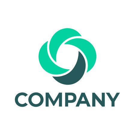 Minimalist type business logo template