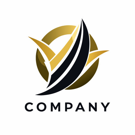 Minimalist type business logo templateのイラスト素材