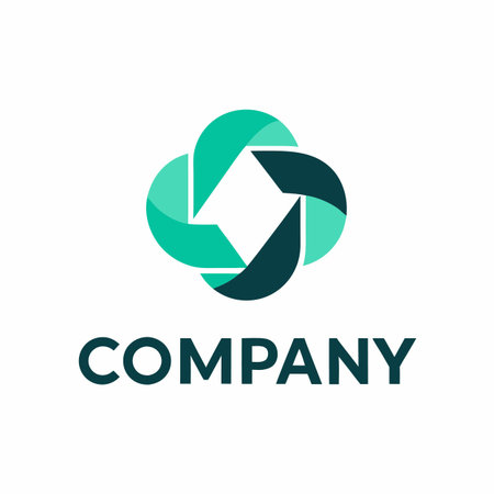 Minimalist type business logo template