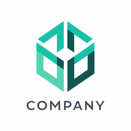 Minimalist type creative business logo template