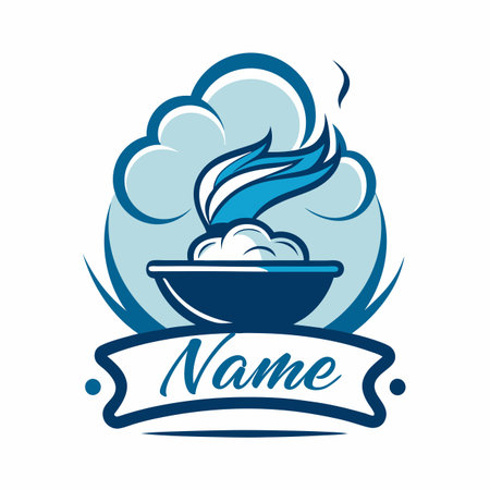 Food and drink company logo templateのイラスト素材