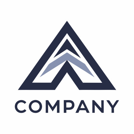 Minimalist type creative business logo template