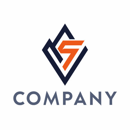 Minimalist type creative business logo template