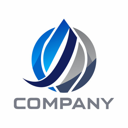 Minimalist type creative business logo templateのイラスト素材