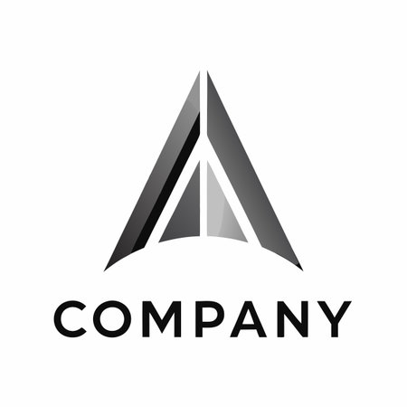 Minimalist type creative business logo template