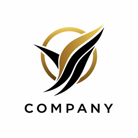 Minimalist type creative business logo templateのイラスト素材