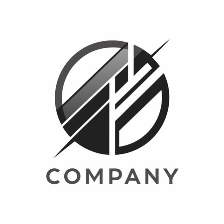 Minimalist company logo templateのイラスト素材