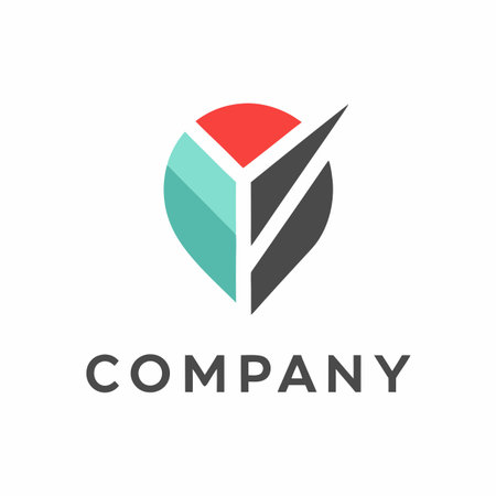 Minimalist company logo templateのイラスト素材