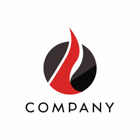 Minimalist company logo templateのイラスト素材