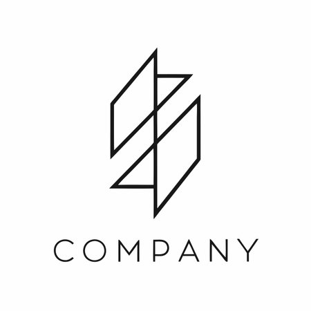Minimalist company logo template