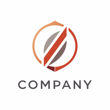 Minimalist company logo templateのイラスト素材