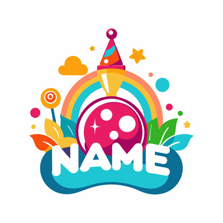 Minimalist company logo templateのイラスト素材