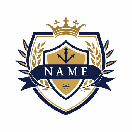 Minimalist company logo templateのイラスト素材