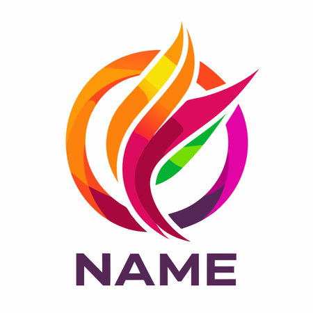 Minimalist company logo templateのイラスト素材