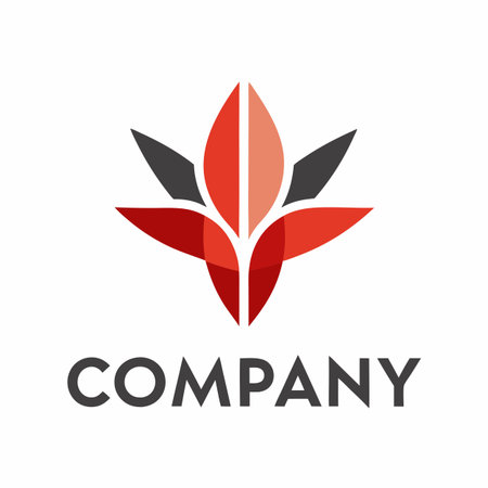Minimalist company logo templateのイラスト素材