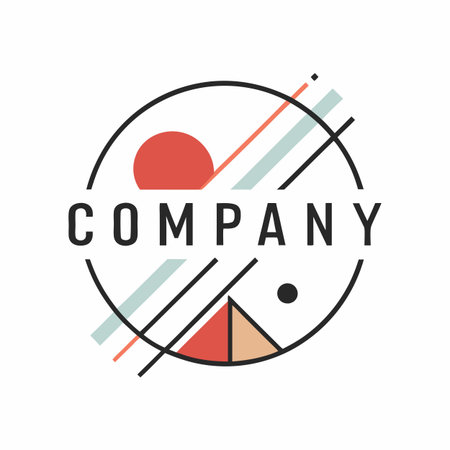 Minimalist company logo template