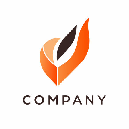 Minimalist company logo templateのイラスト素材