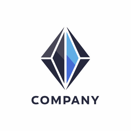 Minimalist company logo templateのイラスト素材