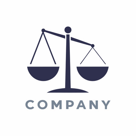 Minimalist company logo templateのイラスト素材