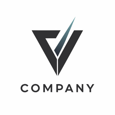 Minimalist company logo templateのイラスト素材