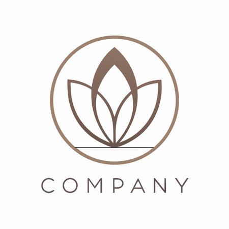 Minimalist company logo templateのイラスト素材