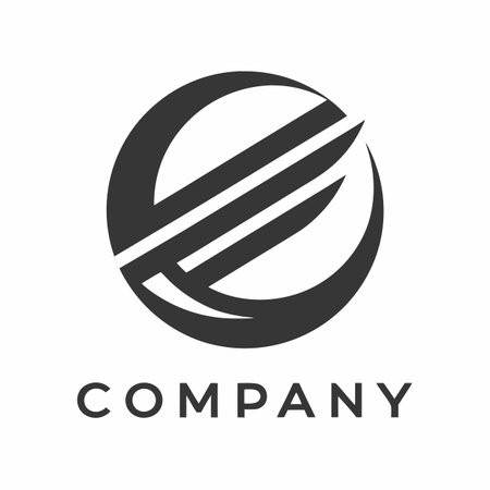 Minimalist company logo templateのイラスト素材