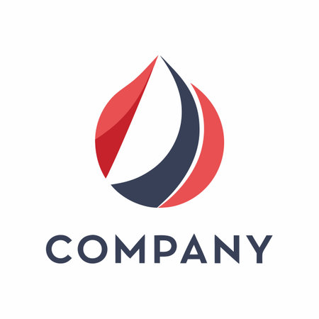 Minimalist company logo templateのイラスト素材
