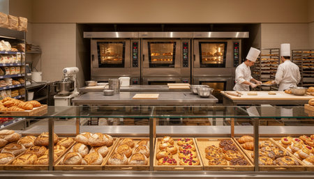 Luxury Store Interior Design with Elegant Decoration Background