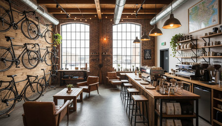 Luxury Store Interior Design with Elegant Decoration Backgroundの写真素材