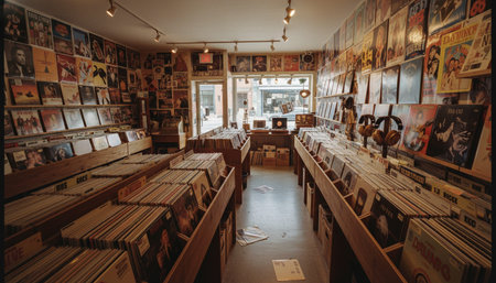 Luxury Store Interior Design with Elegant Decoration Backgroundの写真素材