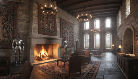 Luxury Hotel or Resort Interiorの写真素材