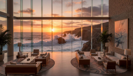 Luxury Hotel or Resort Interiorの写真素材