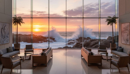 Luxury Hotel or Resort Interiorの写真素材