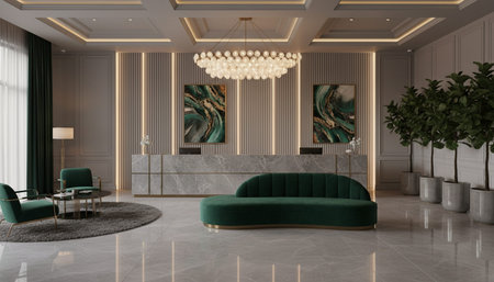 Luxury Hotel or Resort Interior
