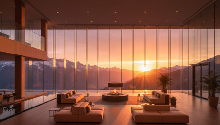 Luxury Hotel or Resort Interiorの写真素材