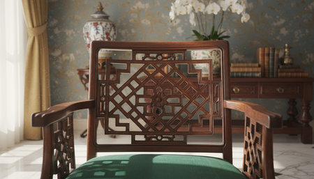 Interior Design with Pattern Decorの写真素材