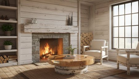 Interior Design with Pattern Decorの写真素材