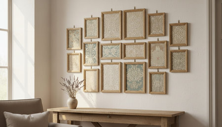 Home Interior with Wall Decoration