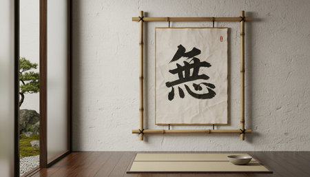 Home Interior with Wall Decorationの写真素材