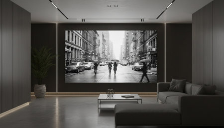 Home Interior with Wall Decoration