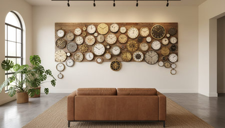 Home Interior with Wall Decoration