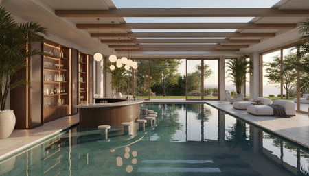 Luxury Indoor Garden Courtyard Interior Design